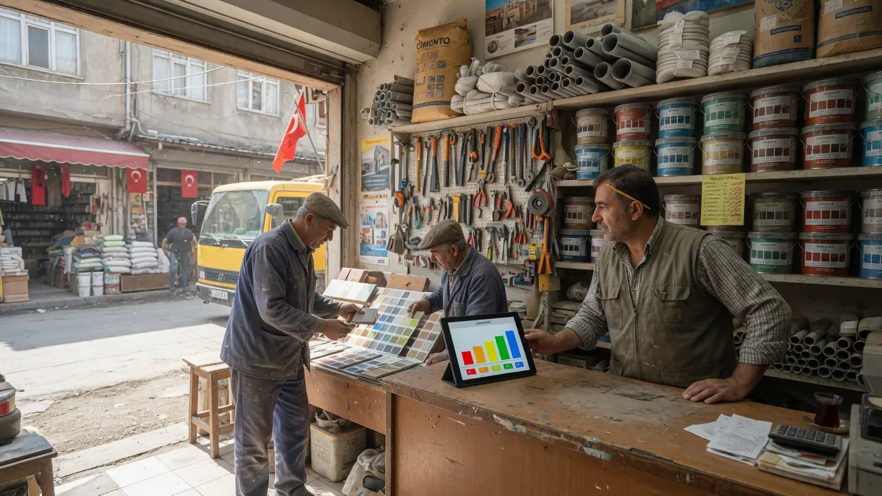 İnşaat Malzemeleri ve Hırdavat Esnafı İçin Açık Hesap, Parçalı Tahsilat ve Şantiye Cari Takip Rehberi